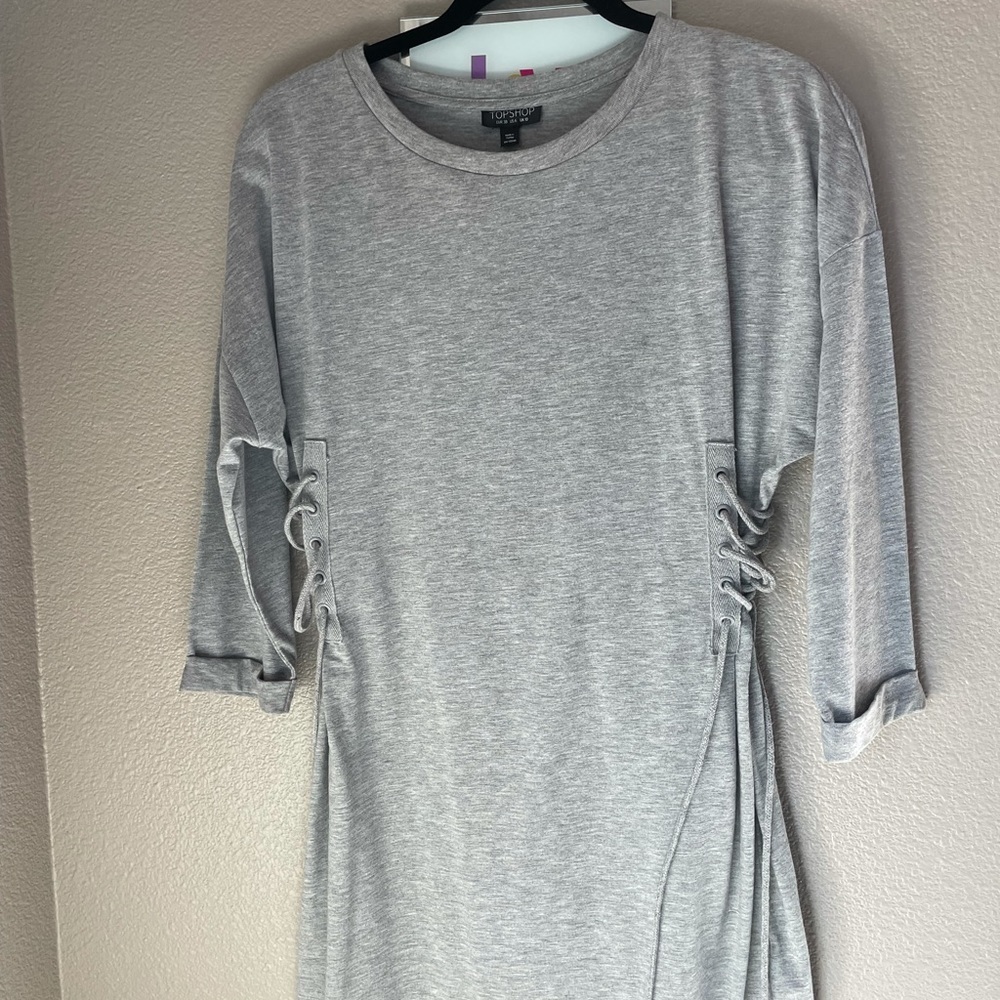 Quarter sleeve dress